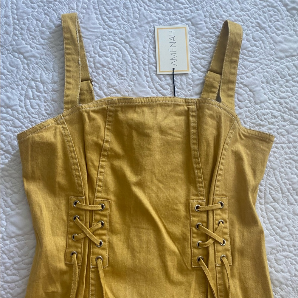 Corset Denim Dress